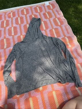 RBX Heather Gray Long Sleeve Hooded Tee